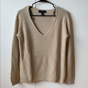Forever 21 Oversized cream sweater
